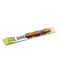FORCHETTONE IN ACCIAIO INOX DA CM. 39 - CON MANICO IN LEGNO